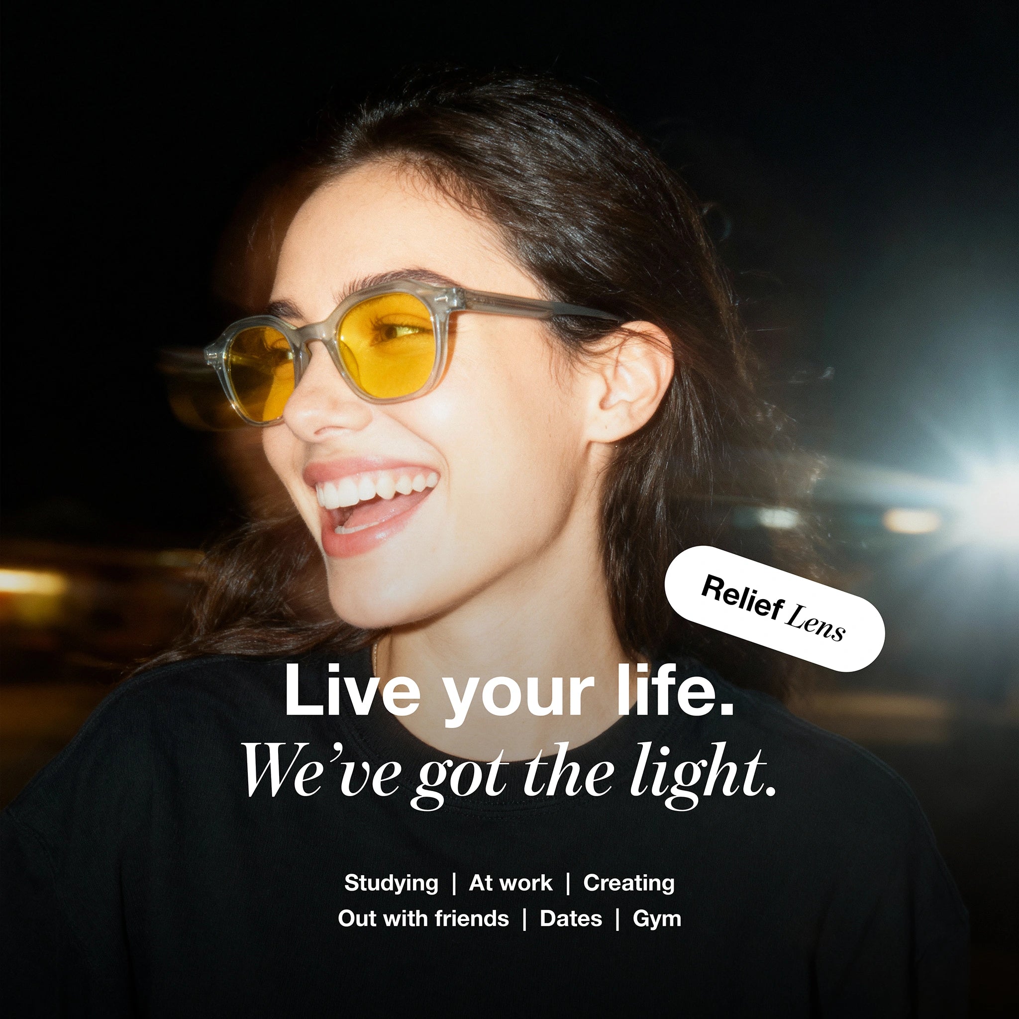 Oberon Grey Relief Lens HEVO