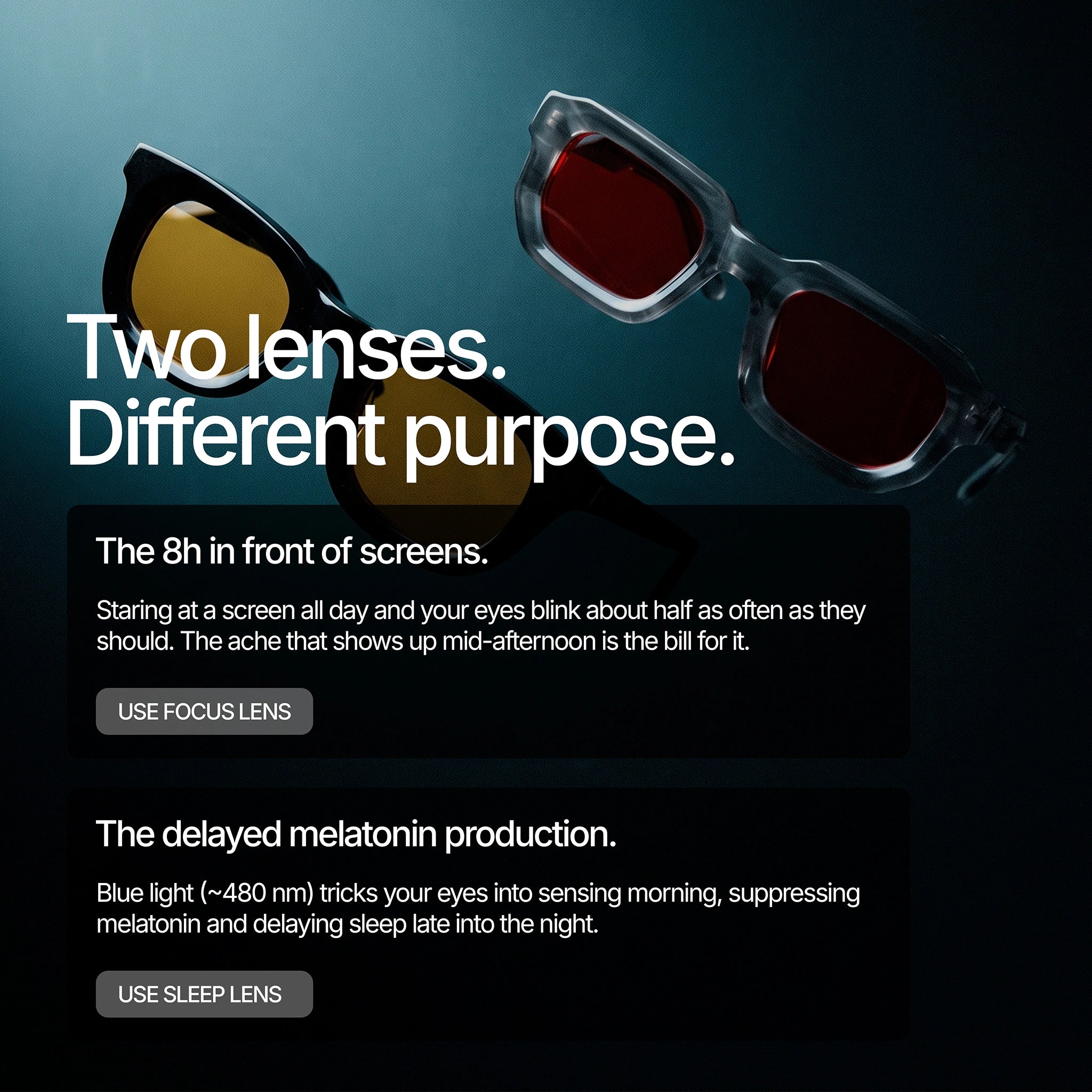 Ceres Transparent Sleep Lens