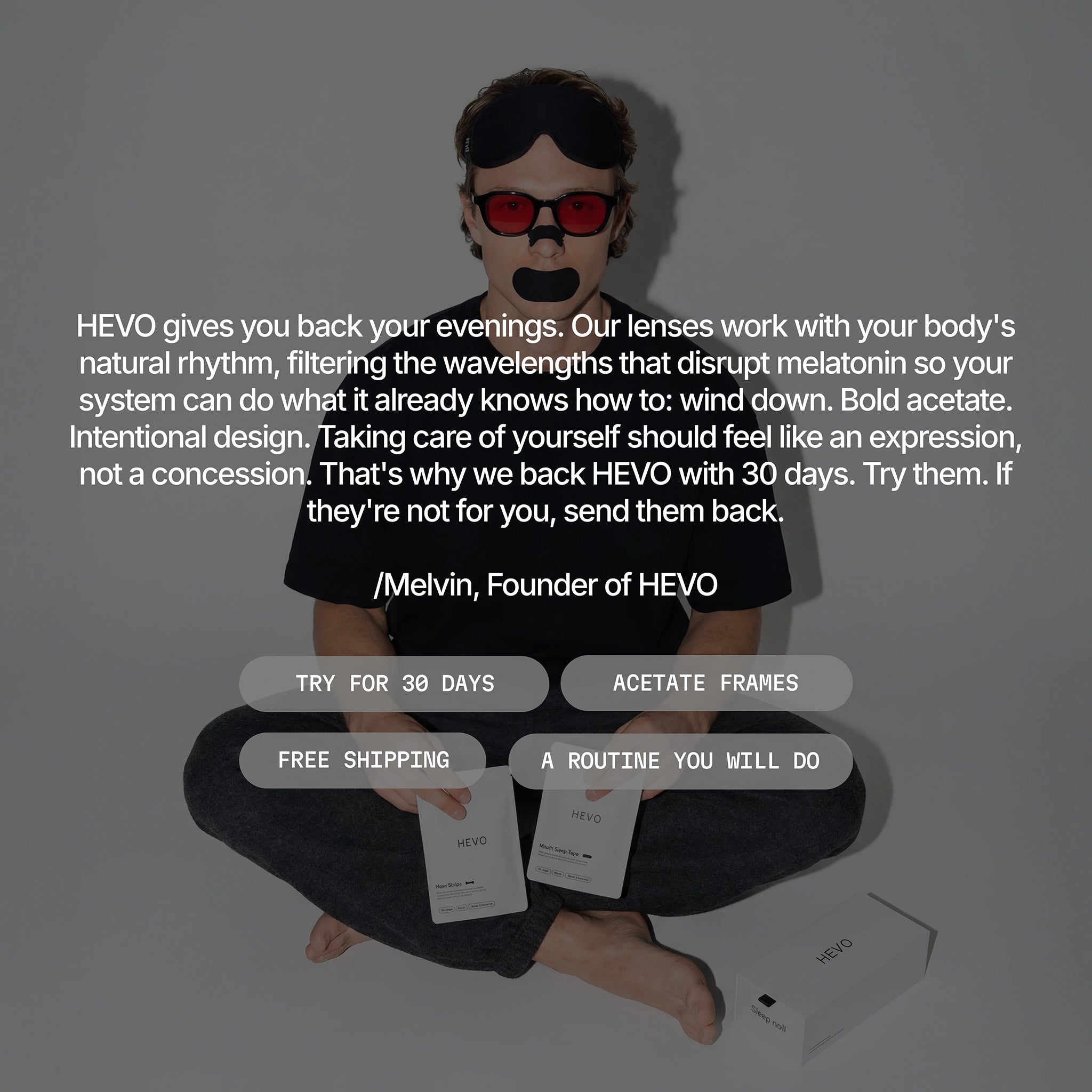 Helios Black Sleep Lens