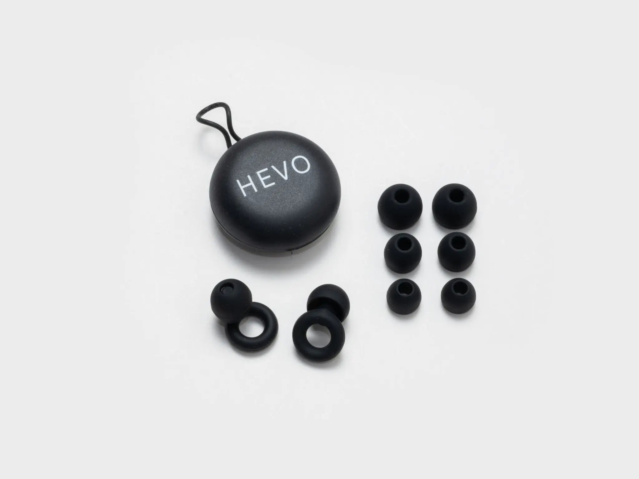 Silicon Earplugs Black HEVO